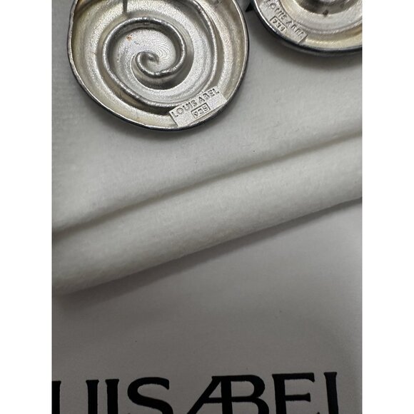 Louis Abel Uzu Earrings in Silver - Picture 4 of 4